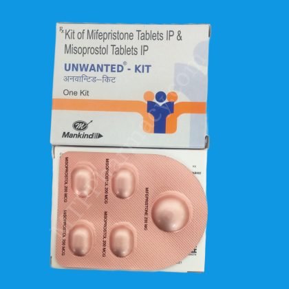 An Unwanted kit (mifepristone and misoprostol)